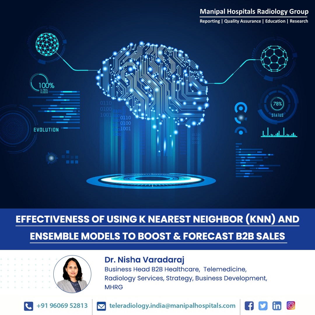 Effectiveness of using K Nearest Neighbor (KNN) and Ensemble Models to Boost & Forecast B2B Sales 